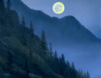 Full Moon In The Rockies